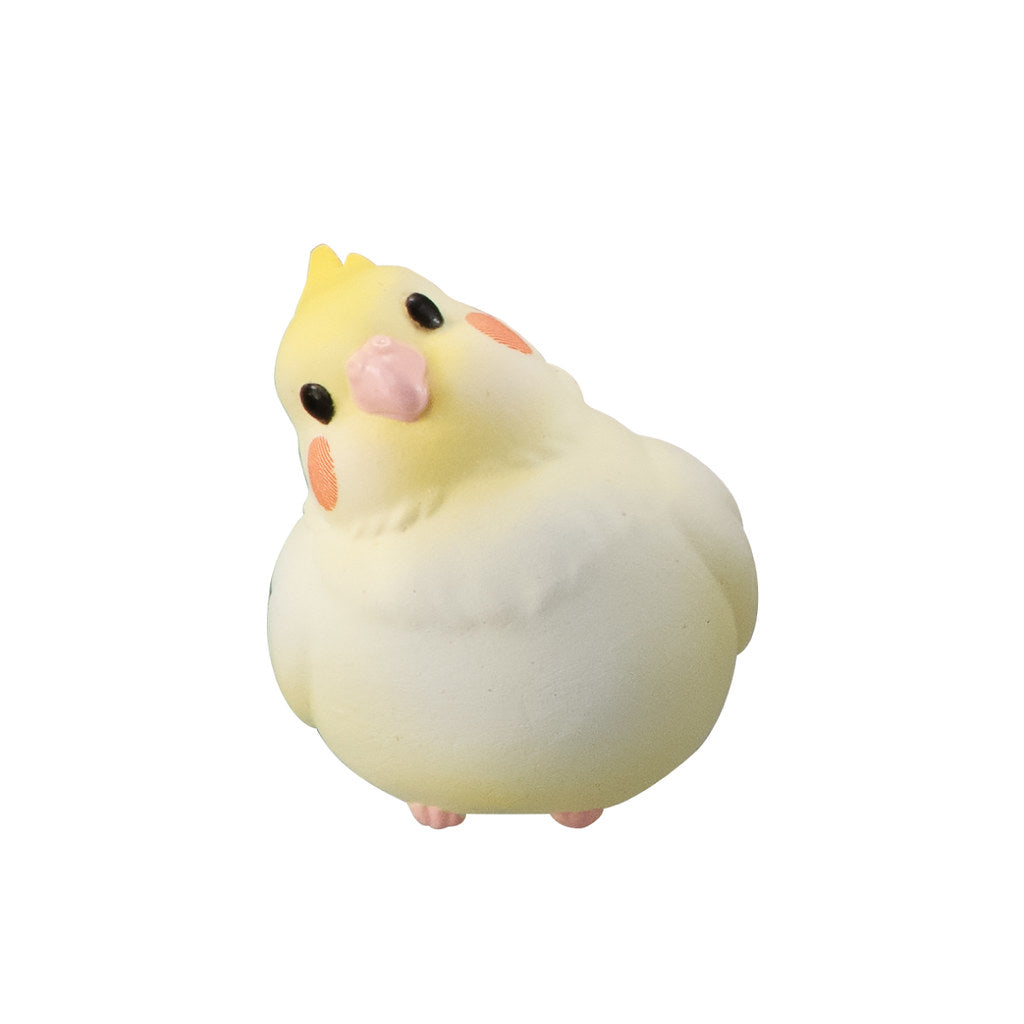 Japan Hugcot Cockatiel Parrot PVC mini figure model Cable Holder