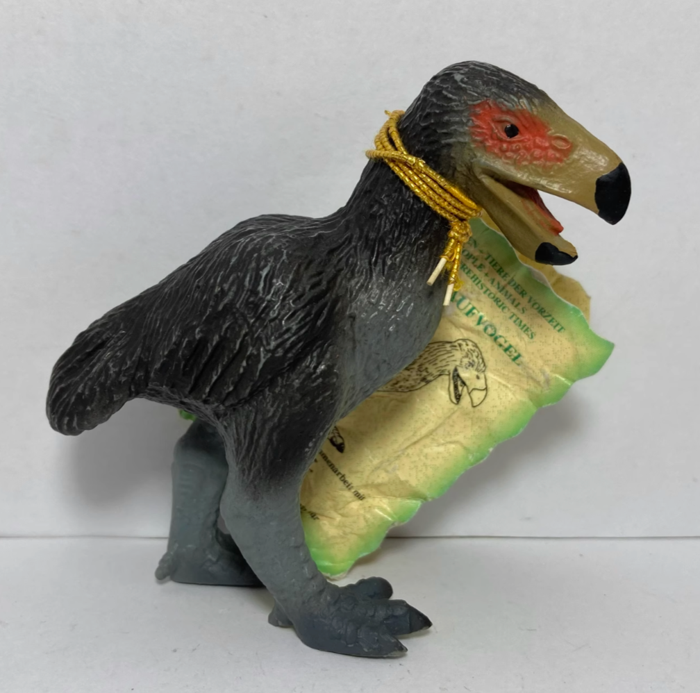 Retired Bullyland Diatryma prehistoric bird animal PVC figure figurine model with tag Rare