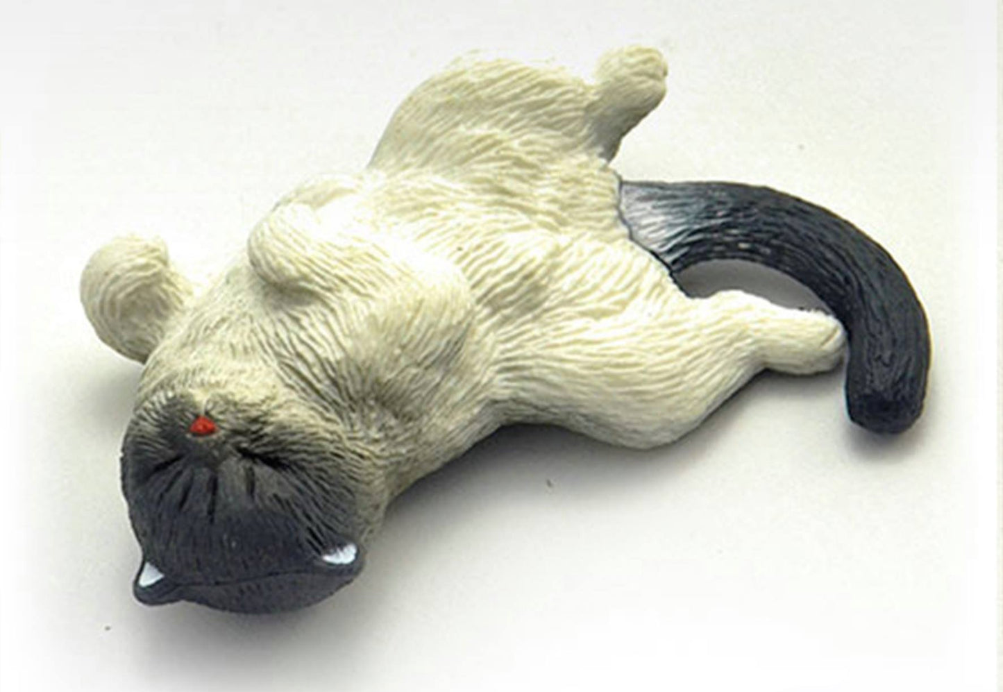 Japan Sleeping Black & White Cat animal PVC mini figure figurine Model