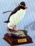 Japan Kitan Club Nature Techni Color Rockhopper Penguin PVC mini capsule figure model figurine with base