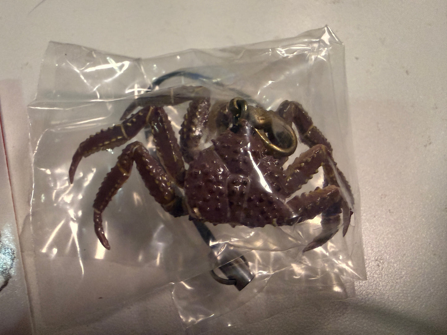 Emerita Kitan Klubo Ĉevalhara krabo Anatomio PVC Mini Figurino Modelo