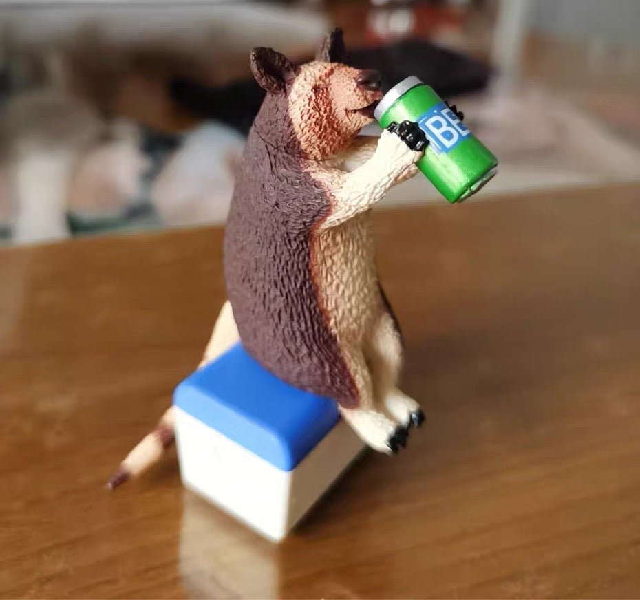 Animal Life Asakuma Toshio Picnic animal Camp Tree kangaroo PVC Mini Figurine Figure Model