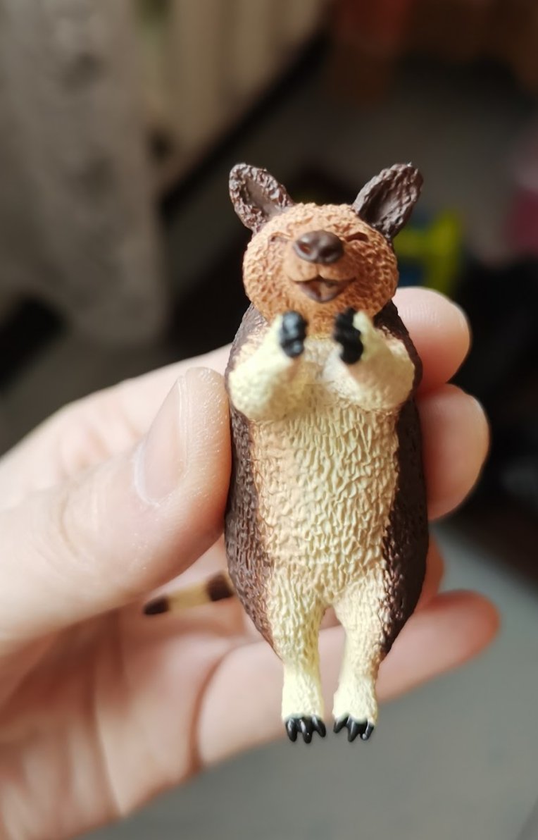 Animal Life Asakuma Toshio Picnic animal Camp Tree kangaroo PVC Mini Figurine Figure Model