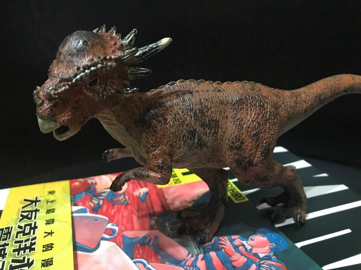 Jurassic Pachycephalosaurus Dinosaur PVC Model Figure Figurine