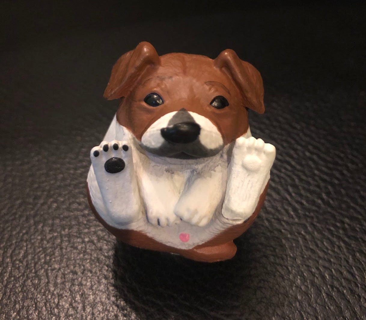 Japan jack russell terrier Dog Ball Ball Animal PVC Mini Figurine Figure Model