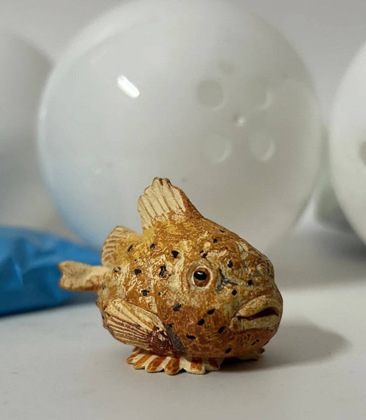Japan Sculptor Mio Hashimoto Aquarium exclusive lumpsuckers / lumpfish fish Resin figure model