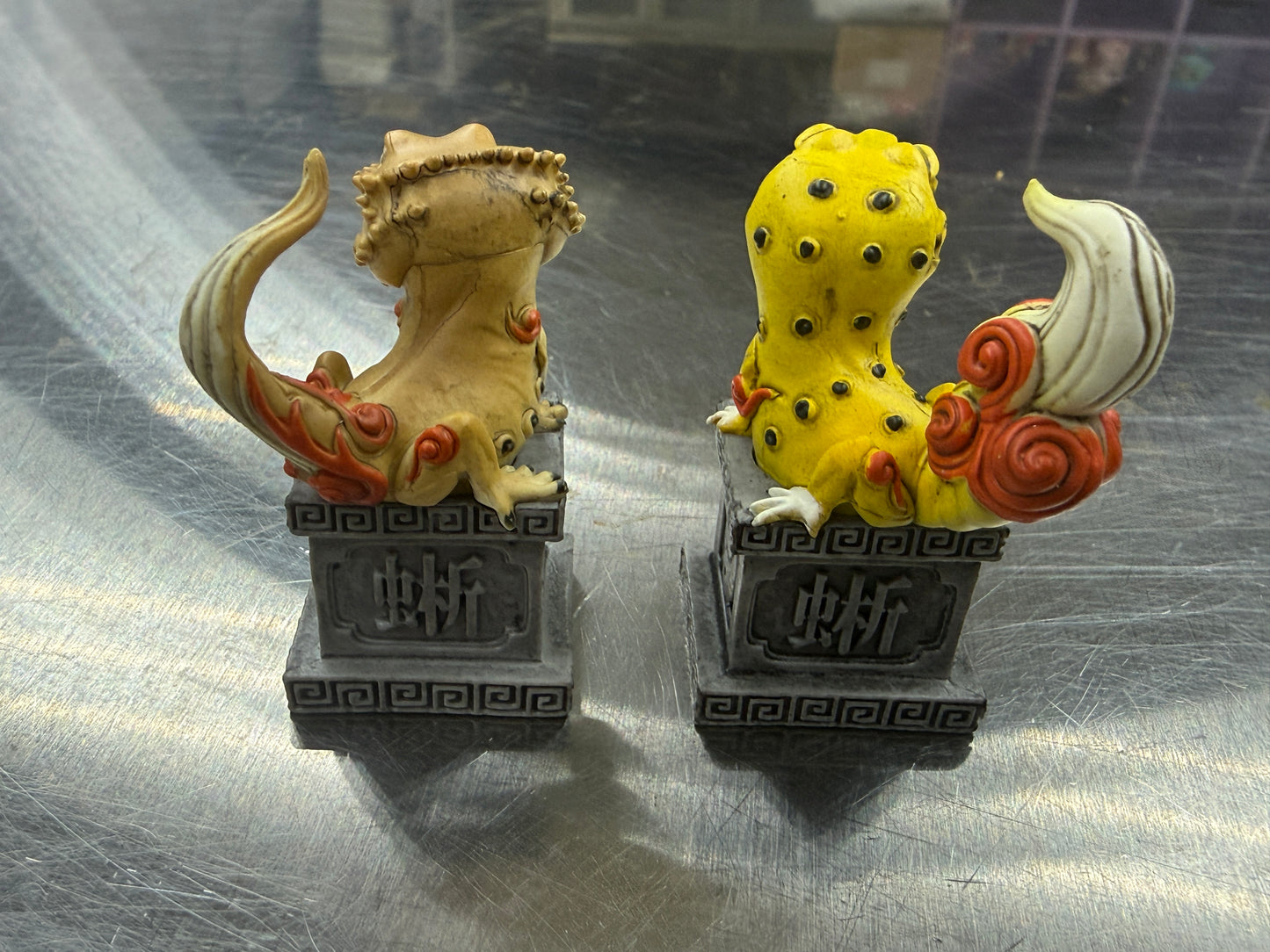 Qualia Koma Breaded Dragon & Leopard Gecko Lizard Mascot PVC Figure figurine Model Set B