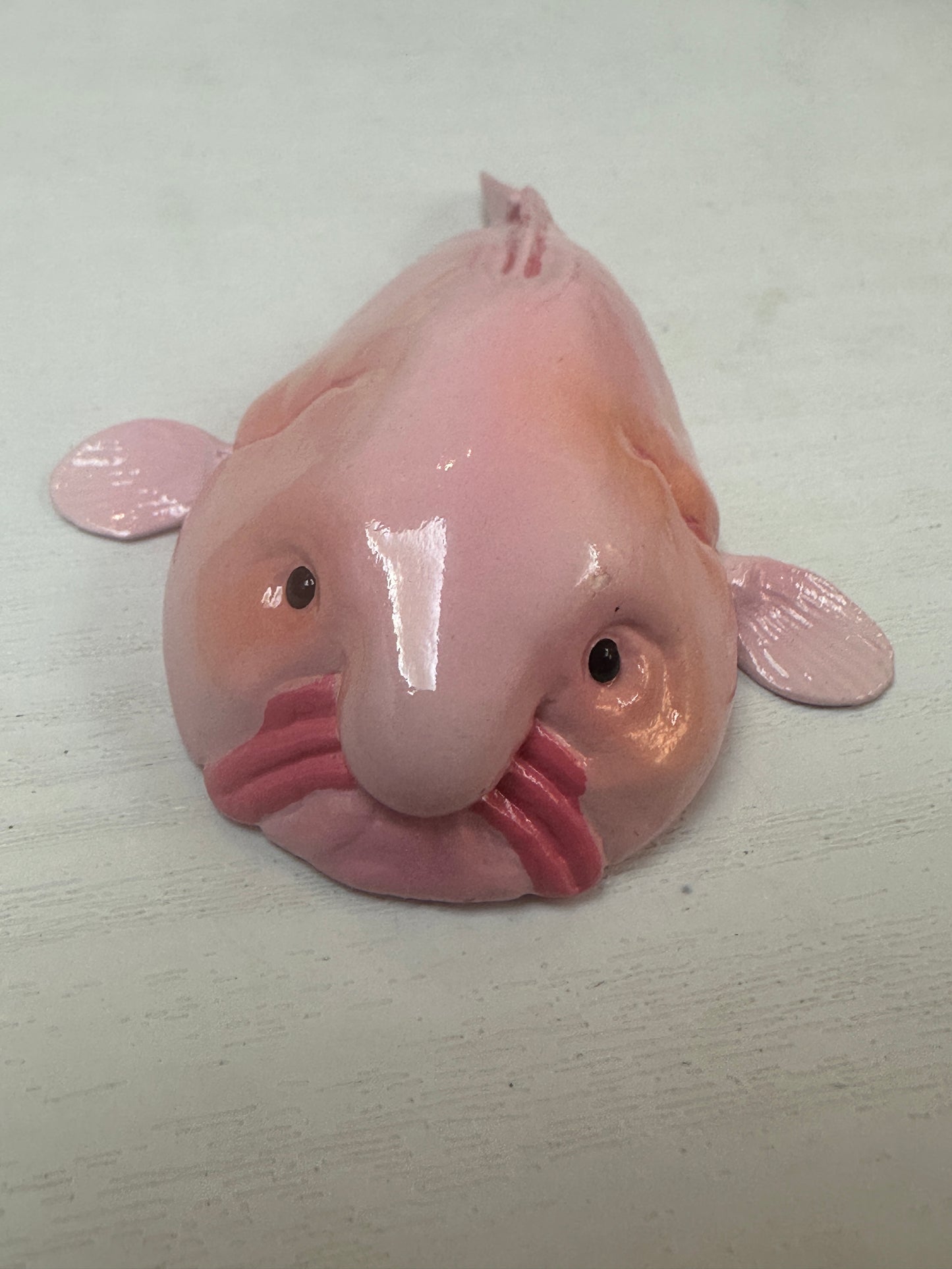 Japan smooth-head blobfish Fish PVC mini figure figurine Model with joints