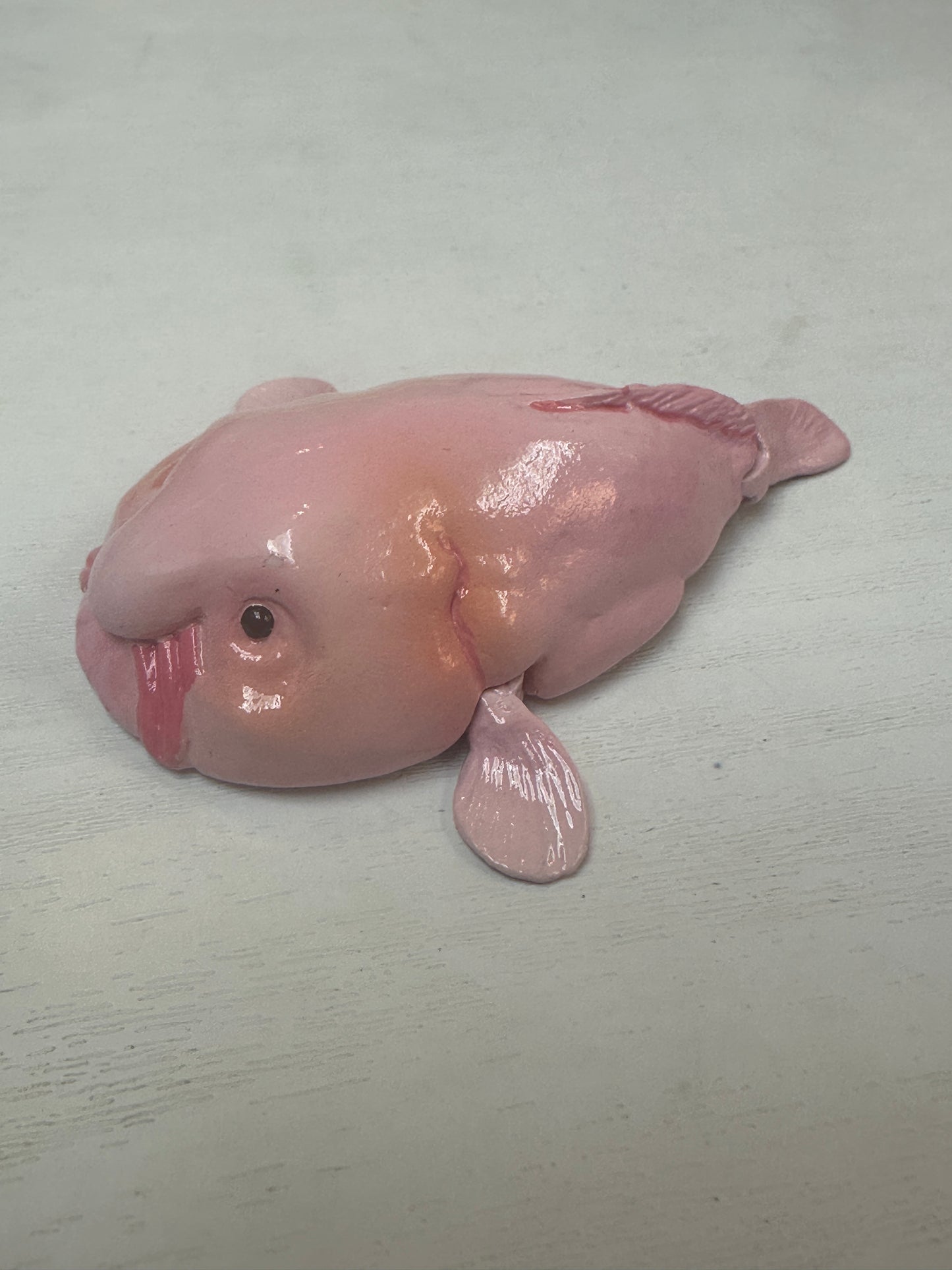 Japan smooth-head blobfish Fish PVC mini figure figurine Model with joints
