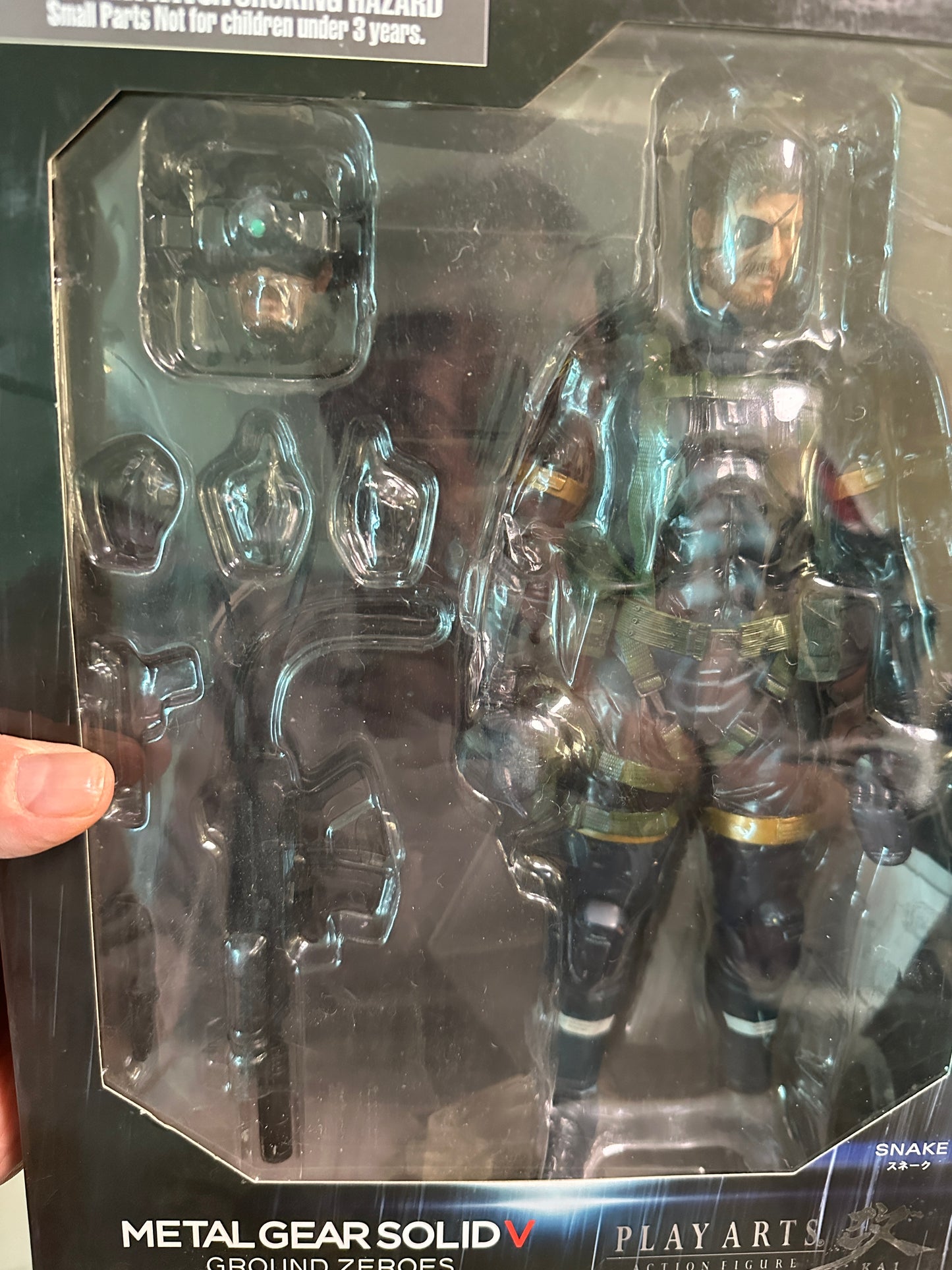 METAL GEAR SOLID V GROUND ZEROES PLAY ARTS Kai Snake (PVC Painted Action Figure)