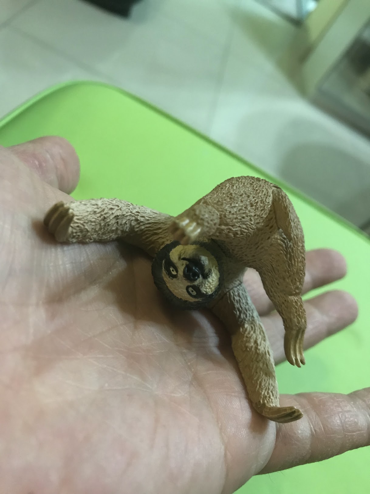 Animal Life Asakuma Toshio roll one's eyes Animal Sloth PVC Mini Figurine Figure Model