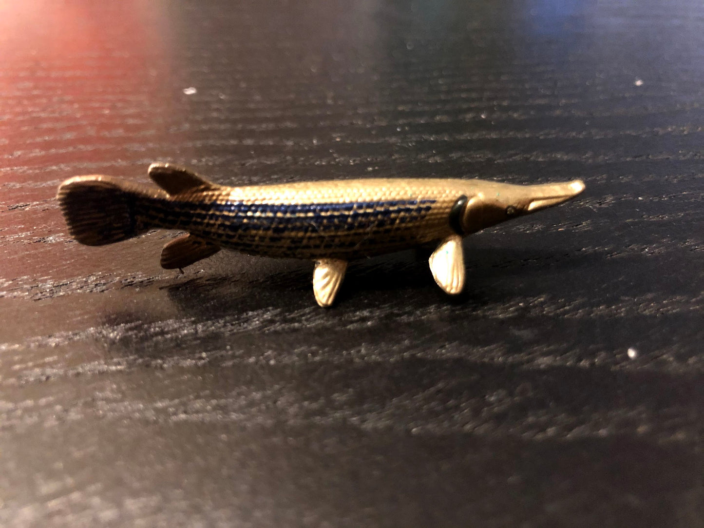 Japan Alligator Gar Fish ancient fish animal PVC mini Figure Model Figurine
