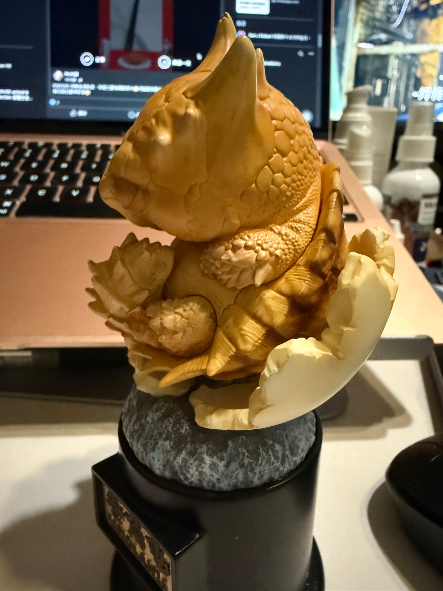 Super Q MEIOLANIA prehistoric turtle tortoise Resin Replica Model Figurine Figure
