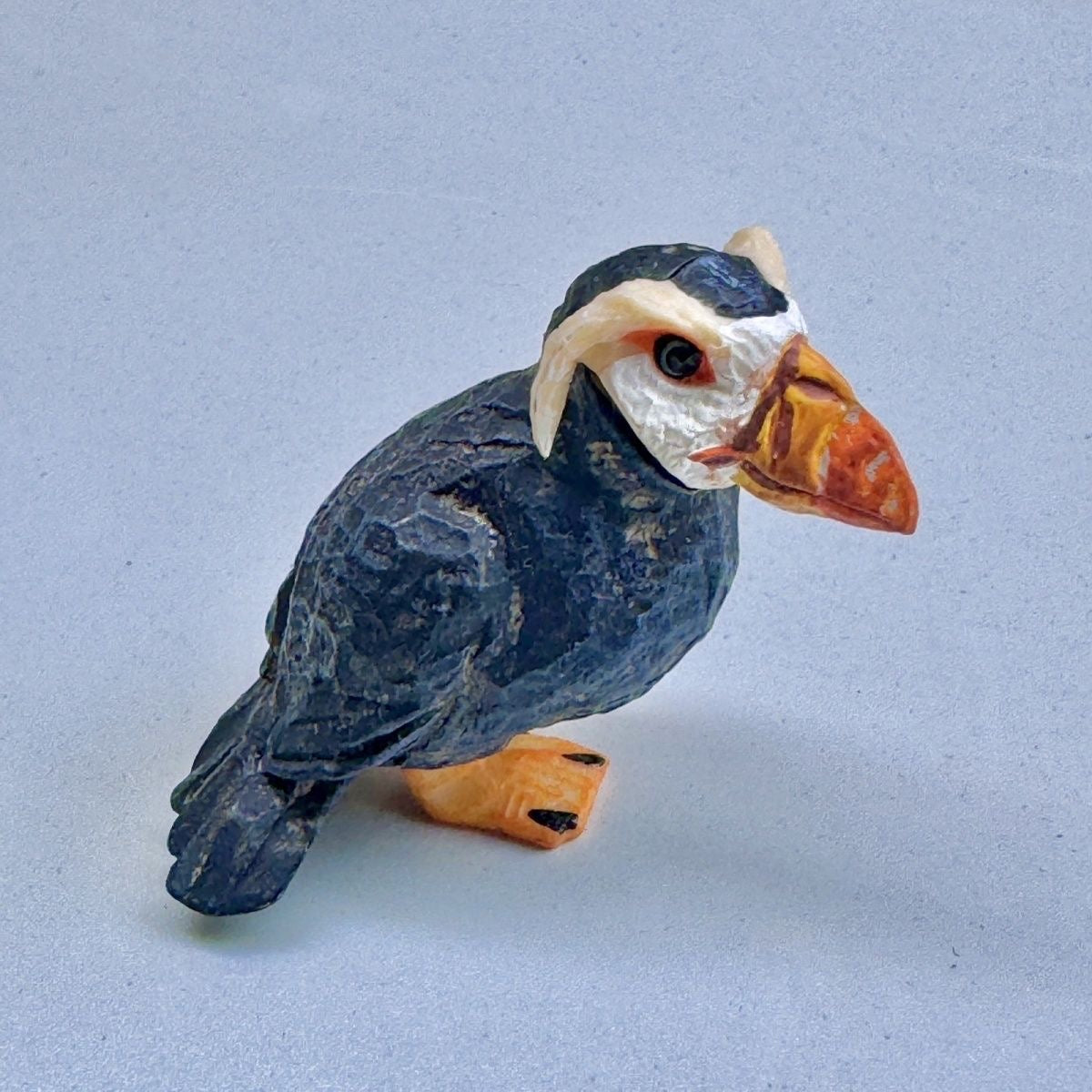 Japan Sculptor Mio Hashimoto Aquarium exclusive Tufted puffin Seabird Bird Resin figure model