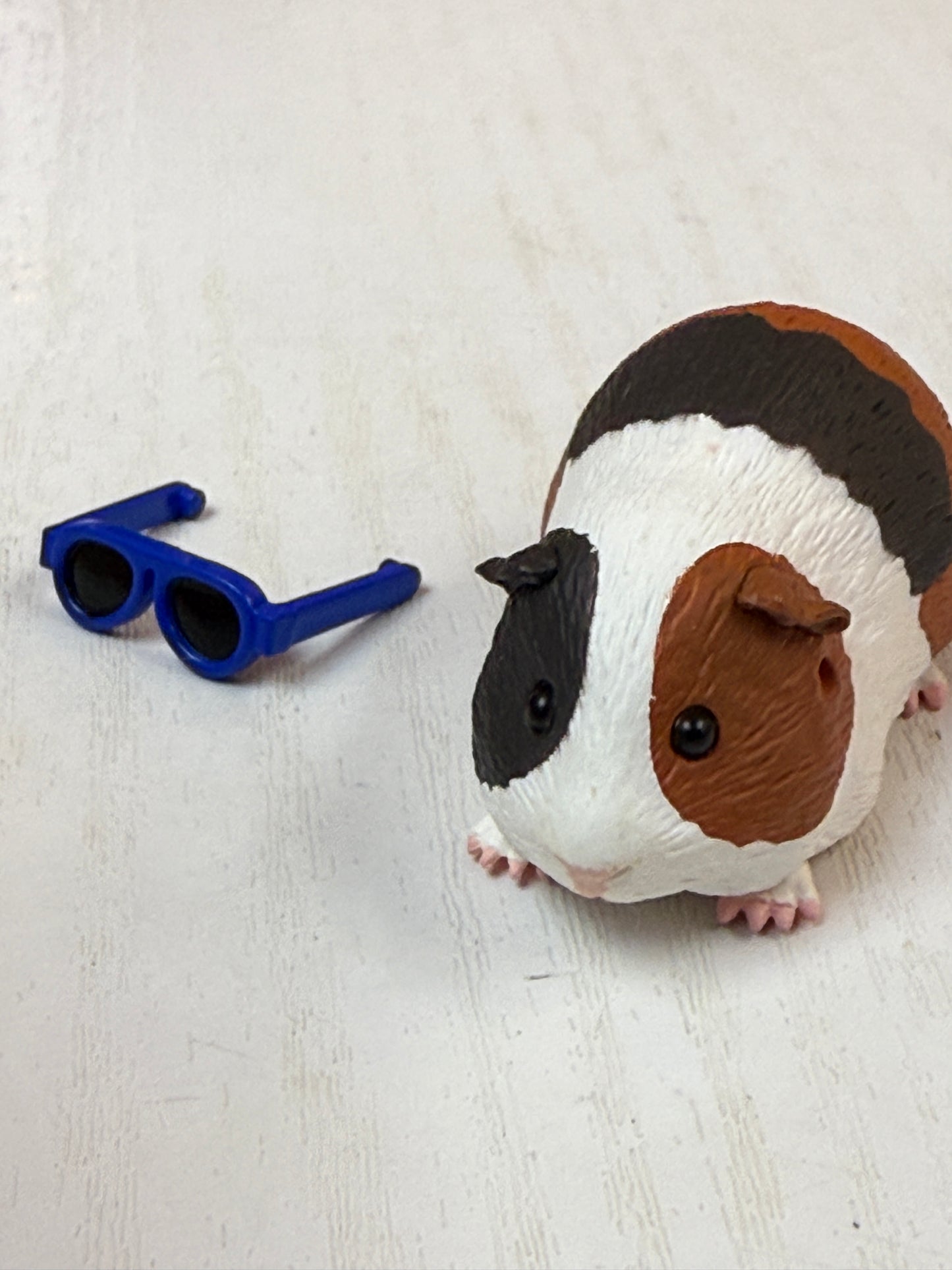 Japan Sunglasses Guinea Pig pet animal PVC mini figure figurine model B