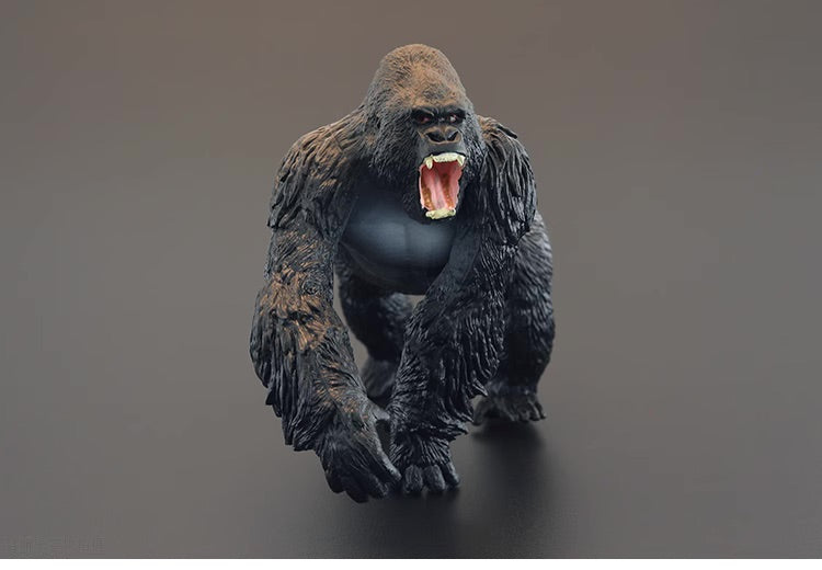 Silver Back Gorilla Ape animal PVC Solid Figurine Figure Model