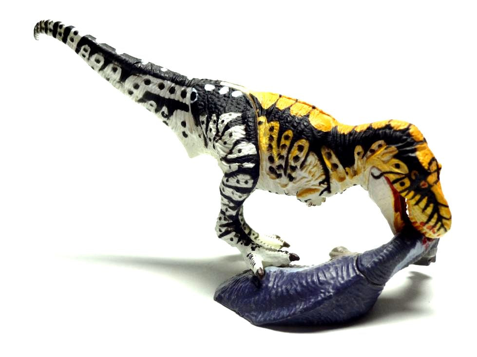 Retired Kaiyodo Choco Egg DINOTALES Tarbosaurus hunting Dinosaur PVC mini figure model SP Ver.