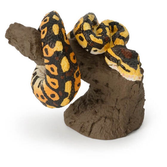 Japan Ball python snake Mini Figure Figurine Model with stand A
