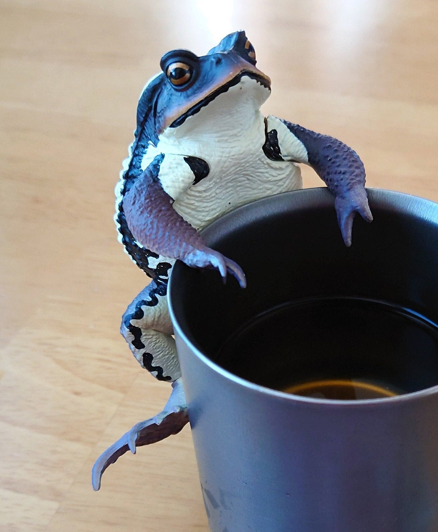 Japan Japanese common toad Frog Toad PVC Figure Model Figurine 12cm (DARK)