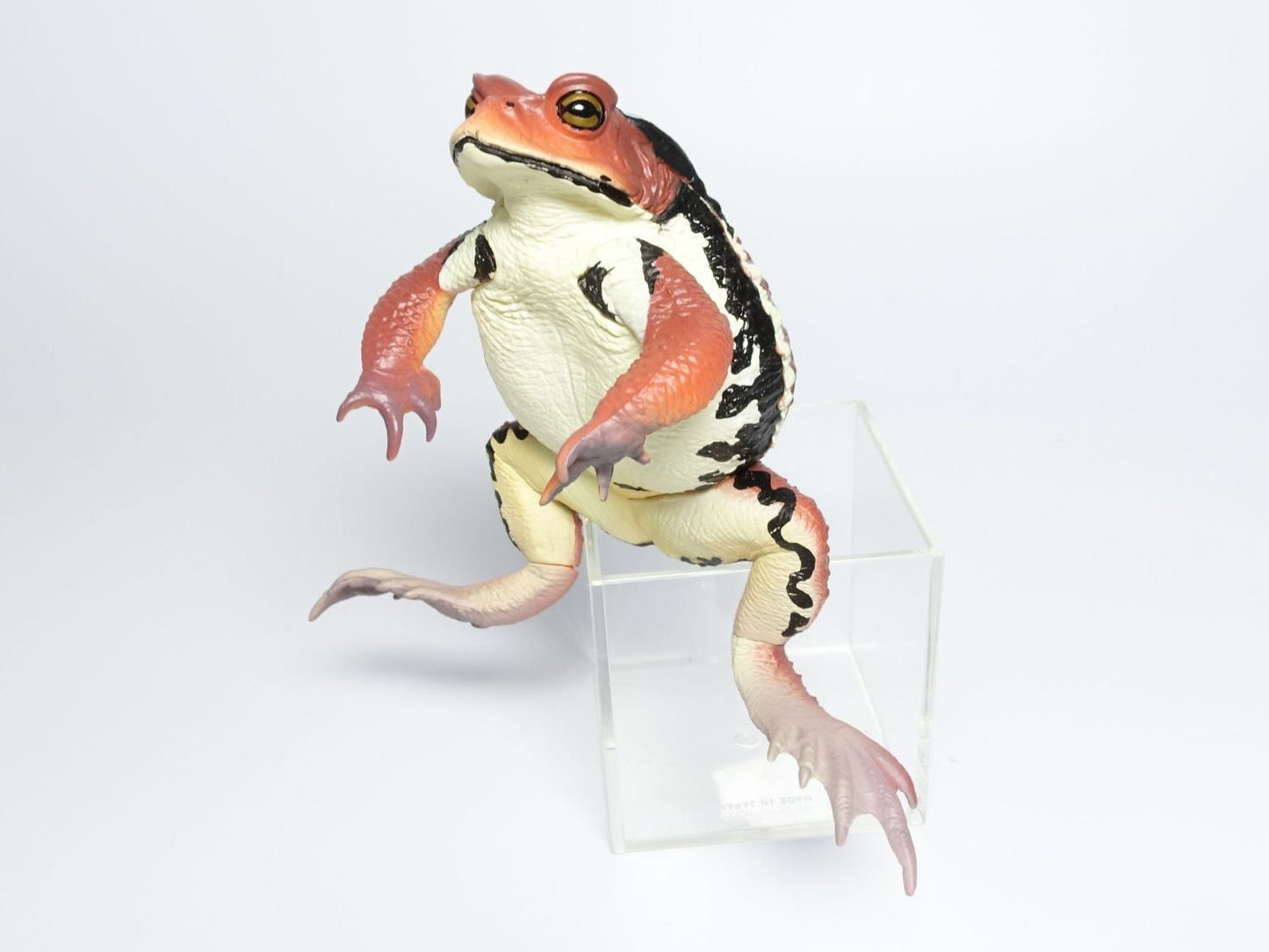 Japan Japanese common toad Frog Toad PVC Figure Model Figurine 12cm (RED)