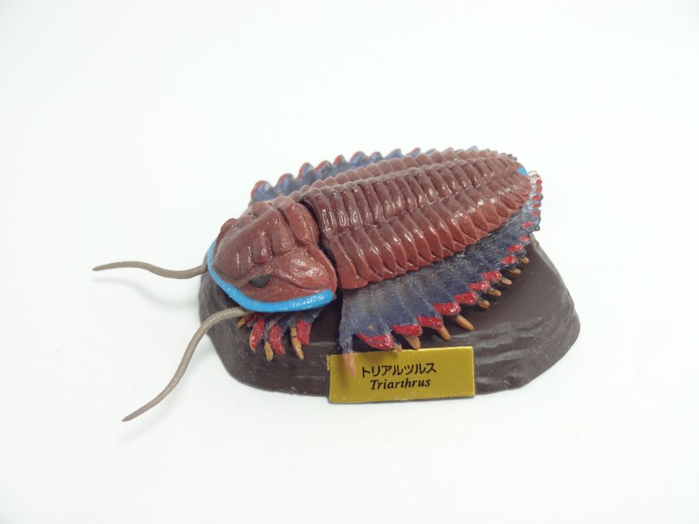 Retired Kaiyodo Choco Q Triarthrus Trilobite Dinosaur PVC mini figure model RARE