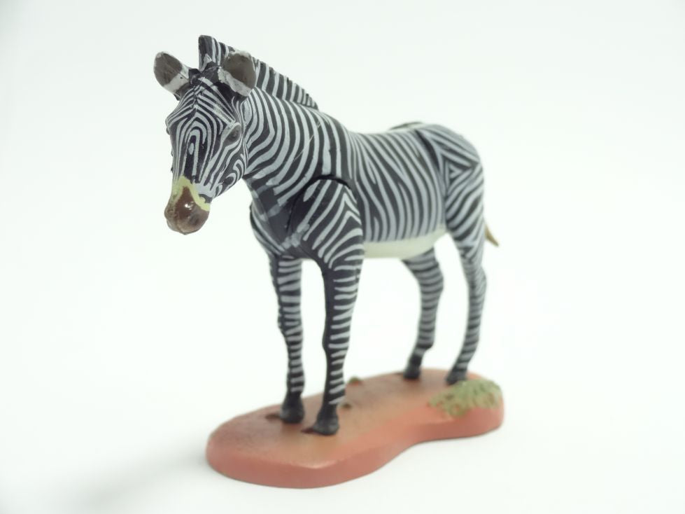 Retired Japan Kaiyodo Endangered Specie imperial zebra animal PVC Mini Model Figure