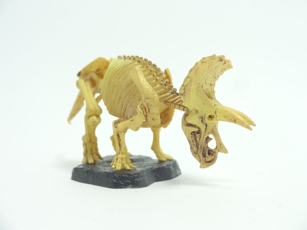 Retired Kaiyodo Triceratops Skeleton Dinosaur PVC mini figure model RARE