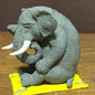 Animal Life Asakuma Toshio Picnic animal Camp Elephant PVC Mini Figurine Figure Model