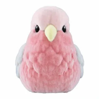 Japan Fluff Bird Friend Galah cockatoo Parrot Bird PVC hollowed figure model toy