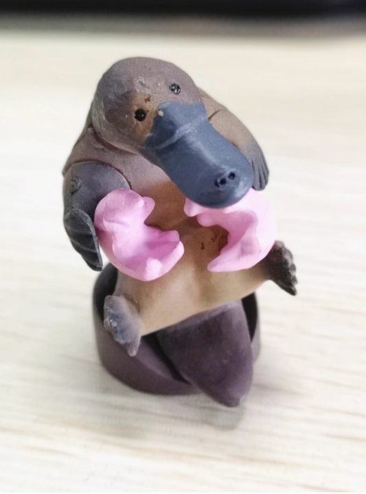 Retired Kaiyodo Furuta chocoegg SP item Platypus hatching animal PVC mini Model Figure 2003