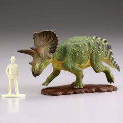 Retired Kaiyodo Green Triceratops Dinosaur PVC mini figure model RARE SP Secret item