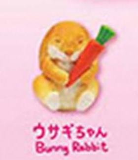 Japan Sleeping Rabbit Bunny animal PVC mini figure figurine Model