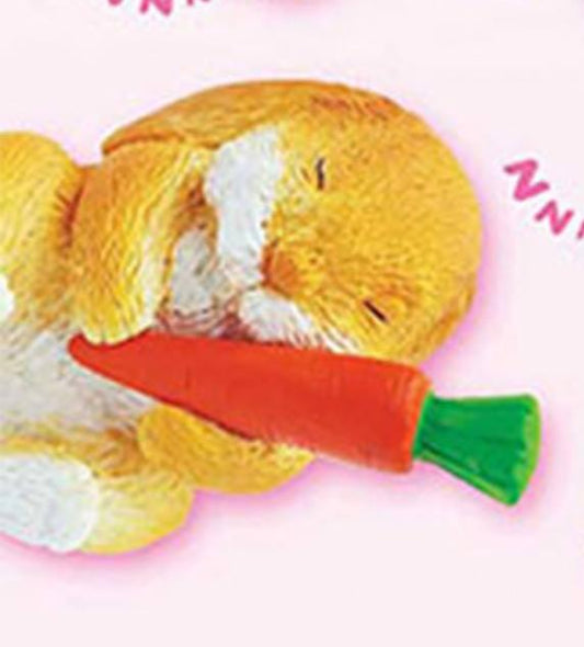 Japan Sleeping Rabbit Bunny animal PVC mini figure figurine Model