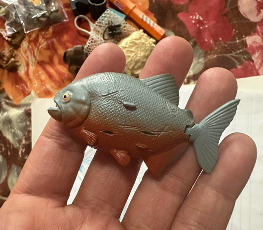 Japan Red-bellied piranha fish PVC mini Figurine action Figure Model A