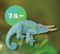 Japan Reptile Jackson Chameleon lizard PVC mini figure model figurine C