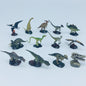 Retired Kaiyodo X Coca Cola Jurassic Park 3 Dinosaur Mini Figure Model 13 pcs Full Set
