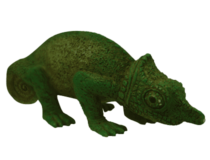 Yowie Strange-Horned Chameleon animal PVC mini figure figurine model