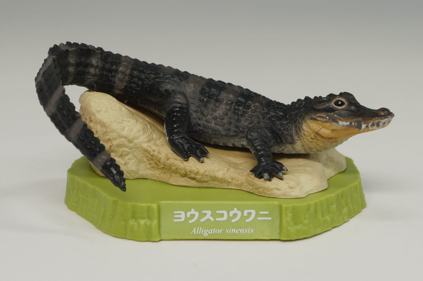 Kaiyodo Tennōji Zoo exclusive Chinese alligator crocodile PVC Mini Figurine Figure Model