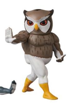 Japan Hulk Bird Muscular Owl Bird PVC mini figure model figurine