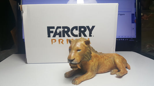 Retired FARCRY Primal Smilodon saber-toothed cat dinosaur PVC Model Figure RARE