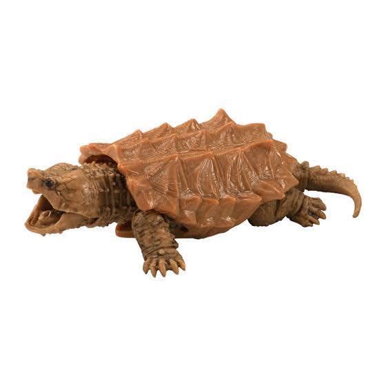 Japan Brown Alligator Snapping Turtle animal PVC Action Figure model with joints