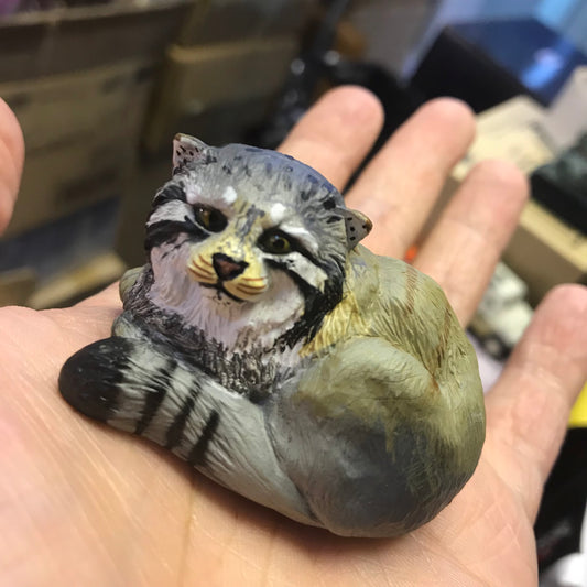 Pallas’s Cat Manul animal Resin Mini Figure Figurine Model