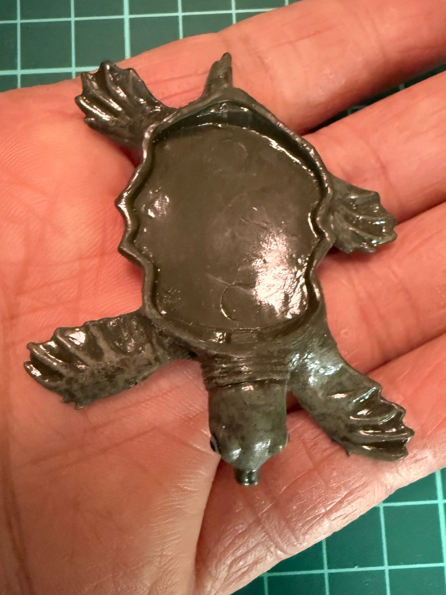 Japan Hikari exclusive Pig-nosed turtle Fly River turtle PVC mini Model Figurine Figure (parts)
