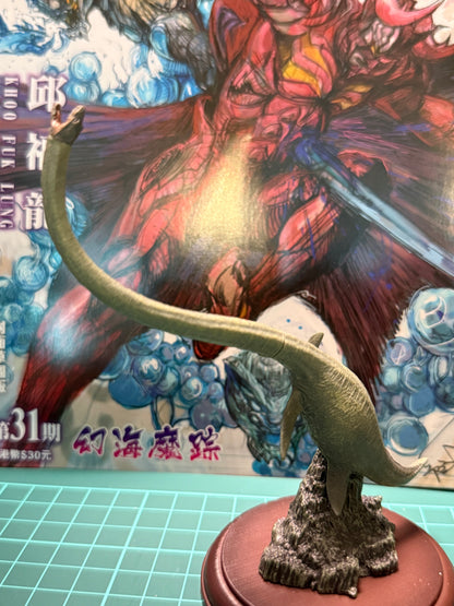 Japan Elasmosaurus Dinosaur PVC figurine figure model with base