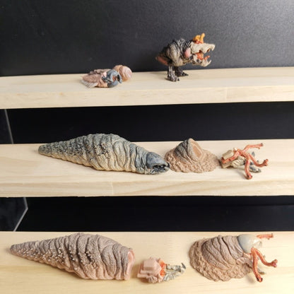 Kronengecko Eidechse Reptil Figur Figur Modell Ring mit Ständer B