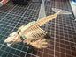 Retired Takara Tomy Marine Mammal Killer Whale Orca Skeleton PVC figurine figure model