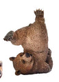 Animal Life Asakuma Toshio Yoga Animal Grey Bear PVC Mini Figurine Figure Model