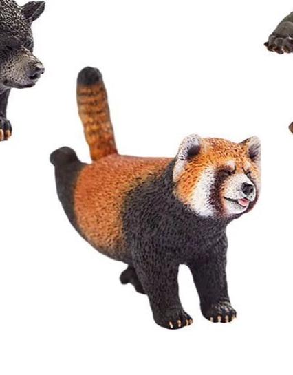 Animal Life Asakuma Toshio Yoga Animal Red Panda Bear PVC Mini Figurine Figure Model