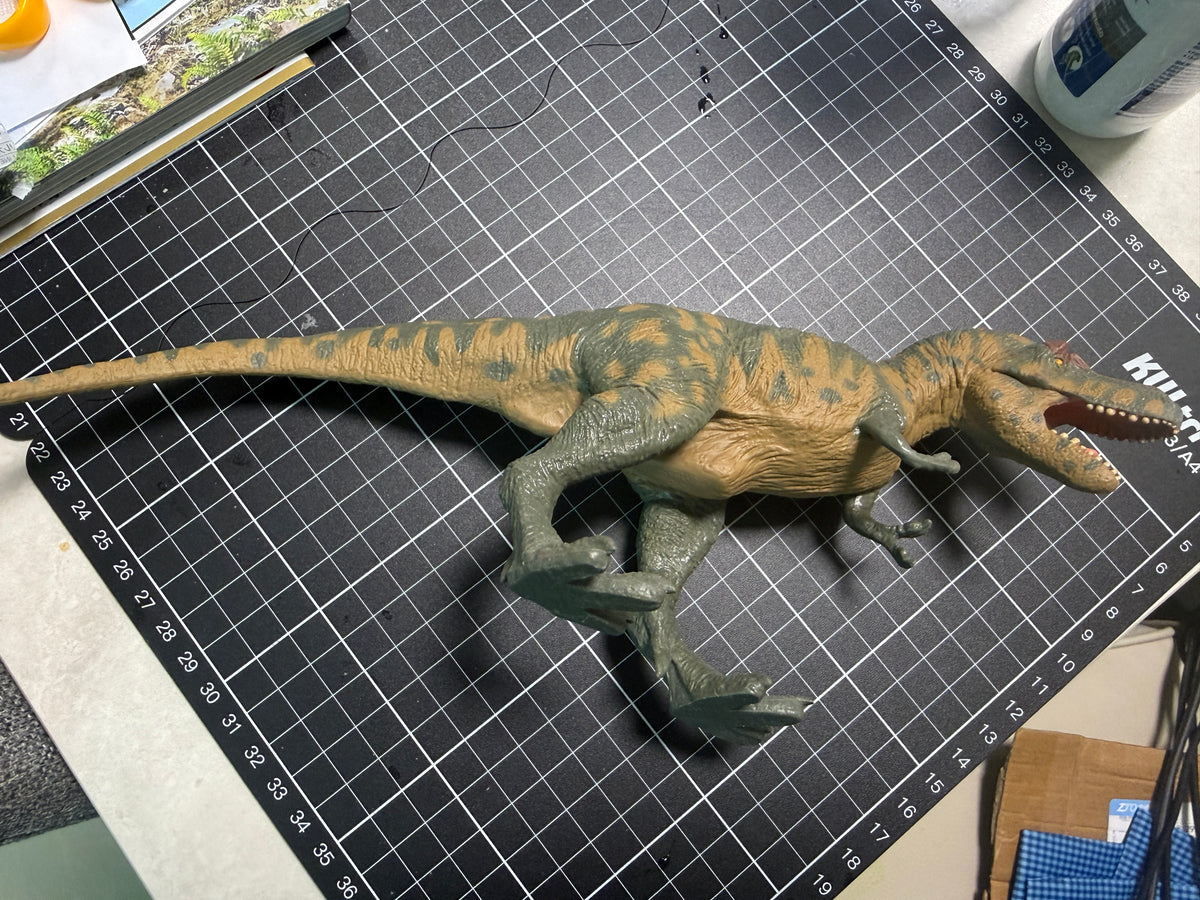 Retired Battat Dan LoRusso T-rex dinosaur PVC Figure Model Figurine