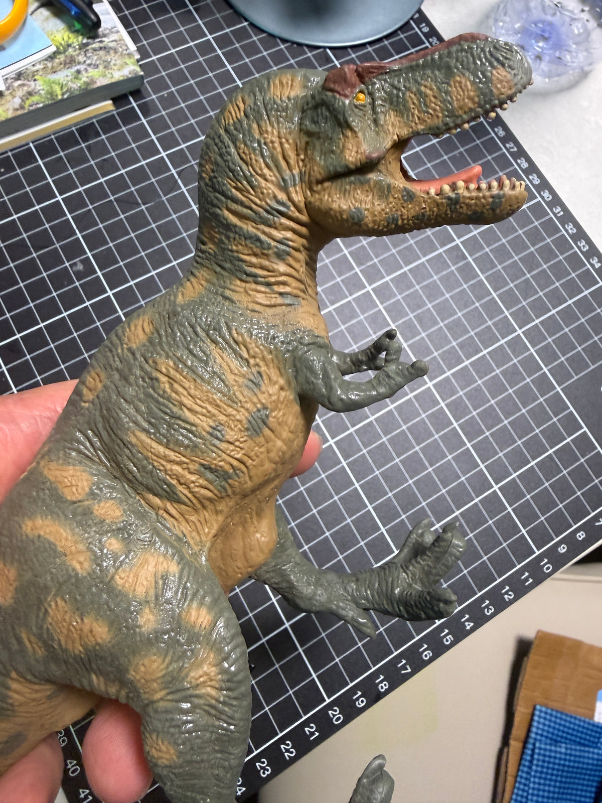Retired Battat Dan LoRusso T-rex dinosaur PVC Figure Model Figurine